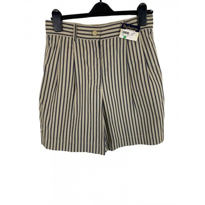 BURBERRY Pre-owned Cotton Shorts In Pattern
