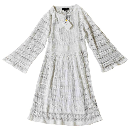 isabel marant white linen dress