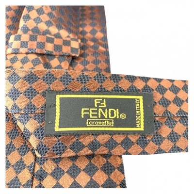Pre-owned Fendi Silk Ties