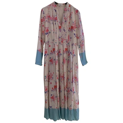 Pre-owned Vilshenko Silk Mid-length Dress In Multicolour