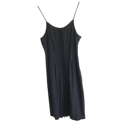 Pre-owned Aspesi Silk Dress In Black
