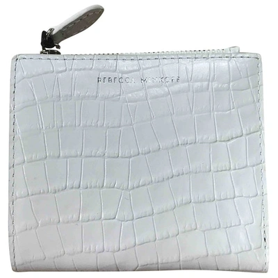 Pre-owned Rebecca Minkoff White Leather Wallet