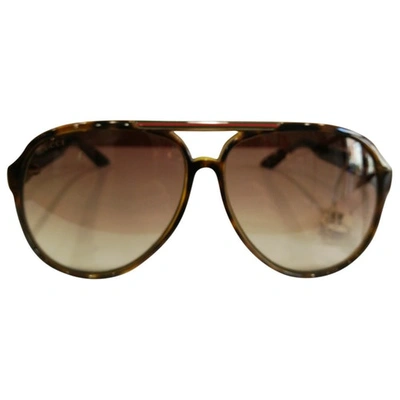 Pre-owned Gucci Brown Sunglasses