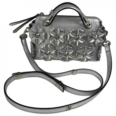 Pre-owned Fendi By The Way  Silver Leather Handbag