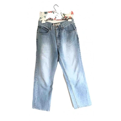 Pre-owned Dickies Blue Cotton Jeans