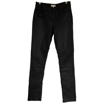 Pre-owned Gerard Darel Straight Jeans In Black