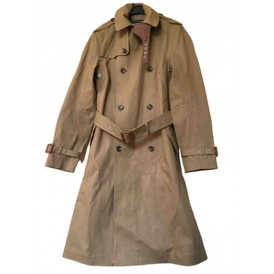 Pre-owned Ralph Lauren Beige Cotton Coat