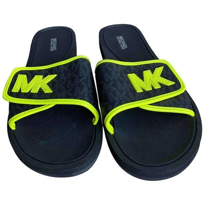 Pre-owned Michael Kors Black Rubber Sandals