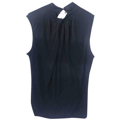 Pre-owned Marella Blue Viscose Top