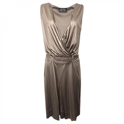 Pre-owned Zadig & Voltaire Mid-length Dress In Brown
