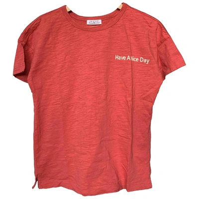 Pre-owned Rag & Bone Red Cotton Top