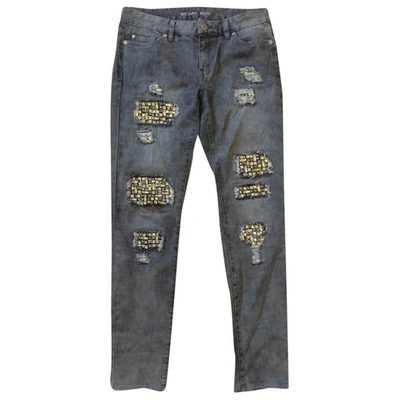 Pre-owned Michael Kors Slim Jeans In Grey