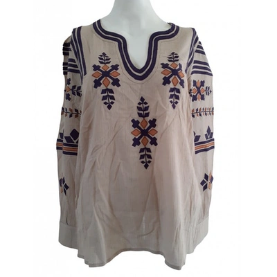 Pre-owned Antik Batik Beige Cotton  Top