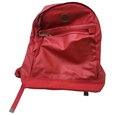 Pre-owned Fred Perry Cloth Backpack In Red