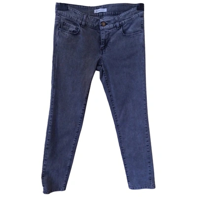 Pre-owned See By Chloé Grey Cotton - Elasthane Jeans