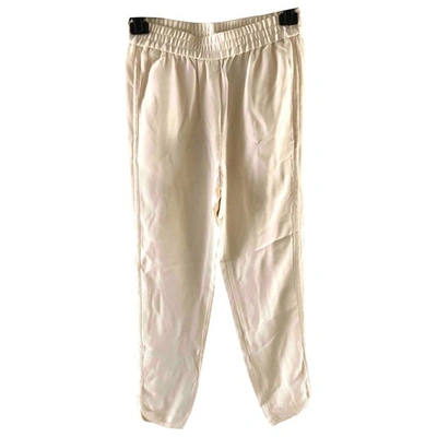 Pre-owned 3.1 Phillip Lim / フィリップ リム White Silk Trousers