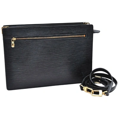 Pre-owned Louis Vuitton Enghien Black Leather Handbag