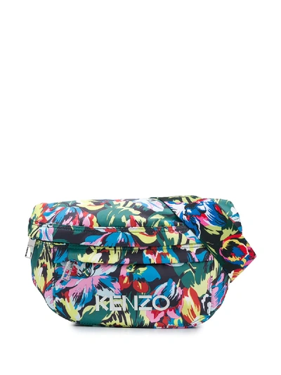 Shop Kenzo X Vans Belt Bag In Green