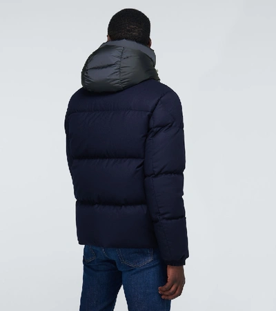 Shop Moncler Brazeau Puffer Jacket In Blue