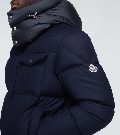 Shop Moncler Brazeau Puffer Jacket In Blue