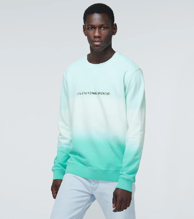 Shop Givenchy Studio Homme Faded Effect Sweatshirt In Green
