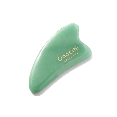 Shop Odacite Crystal Contour Gua Sha Green Aventurine Beauty Tool