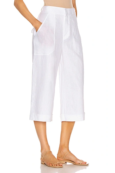 Shop Equipment Kalil Linen Pant In Bright White