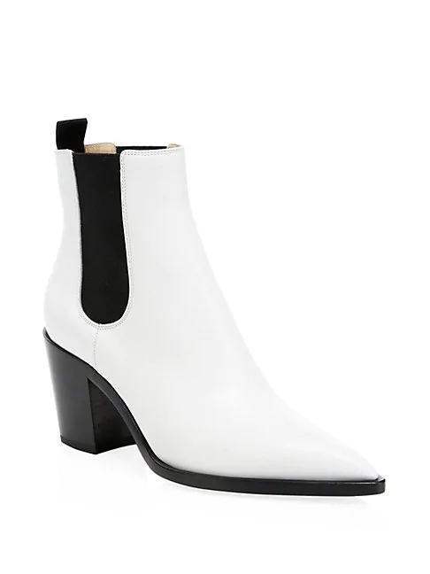 gianvito rossi white booties