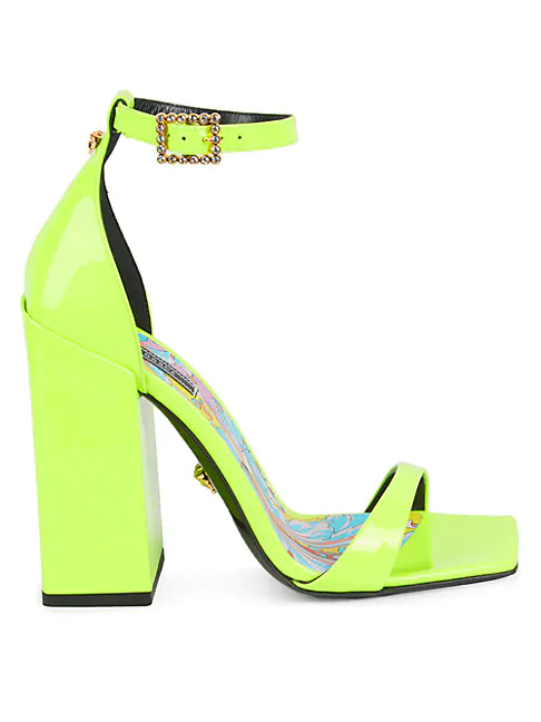 versace neon heels