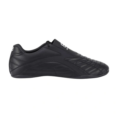 Shop Balenciaga Zen Sneaker In Full Black White