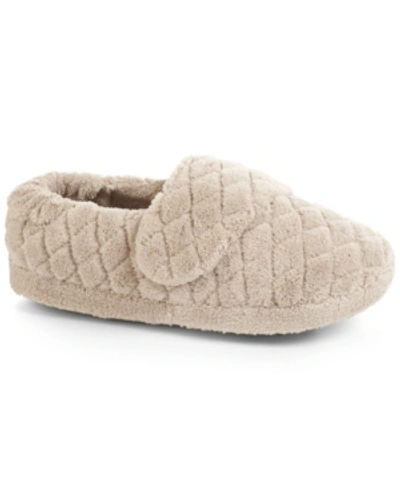 Shop Acorn Women's Adjustable Spa Wrap Slippers In Taupe