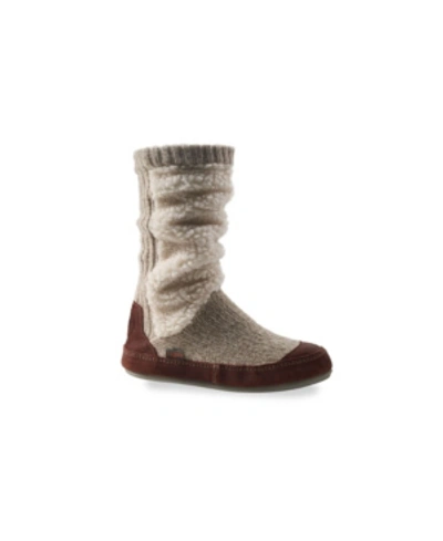 Shop Acorn Women's Slouch Boot Slippers Women's Shoes In Off White