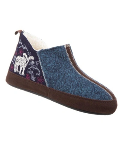 Shop Acorn Women's Forest Bootie Slippers Women's Shoes In Navy