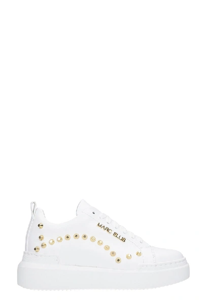 Marc Ellis Sneakers In White Leather | ModeSens