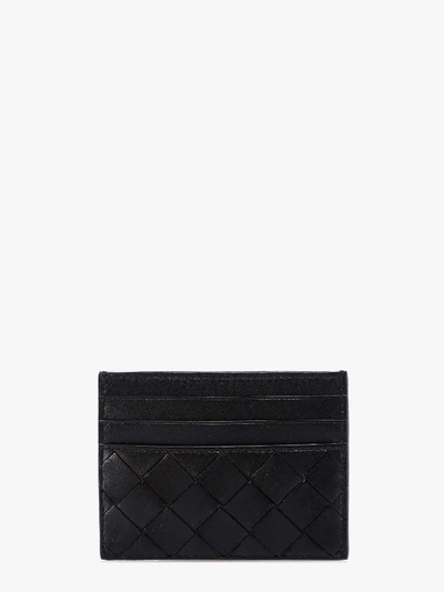 Shop Bottega Veneta Card Holder In Black