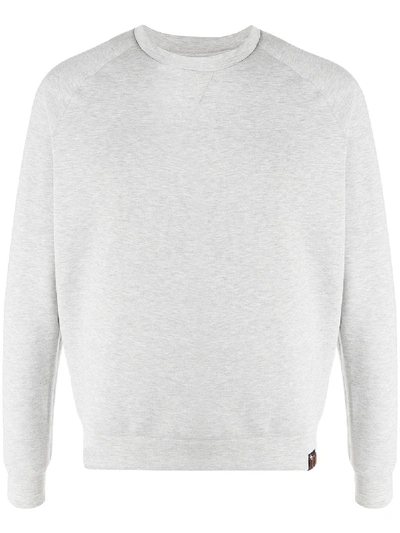 Shop Aspesi Long-sleeve Sweatshirt In Grey