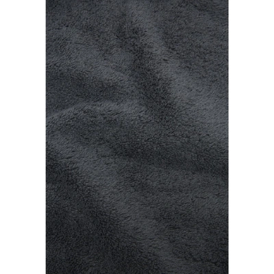 Shop Tekla Grey Organic Hand Towel In Ash Black