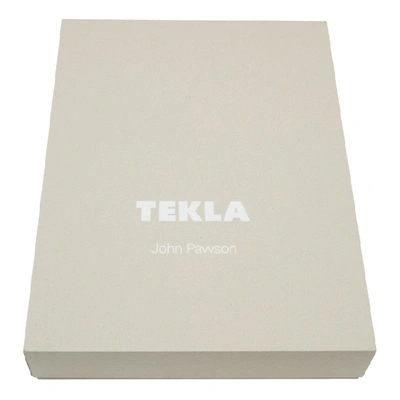 Shop Tekla Brown John Pawson Edition Mohair Blanket In Madder Brow