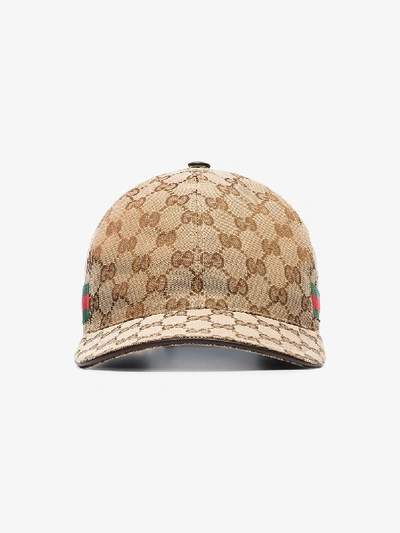 Original GG Canvas Baseball Hat in Brown - Gucci
