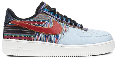 Pre-owned Nike  Air Force 1 Low Afro Punk Light Armory Blue In Light Armory Blue/gym Red-summit White