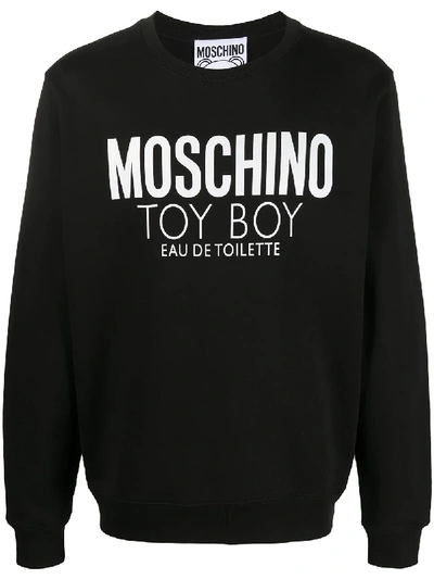 Shop Moschino Toy Boy Perfume Sweatshirt In Black