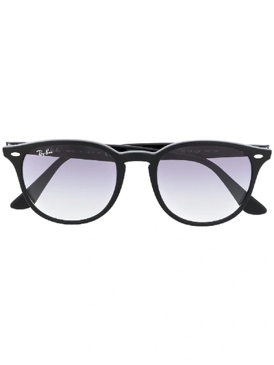 Shop Ray Ban Rb4259 Round-frame Sunglasses In Black
