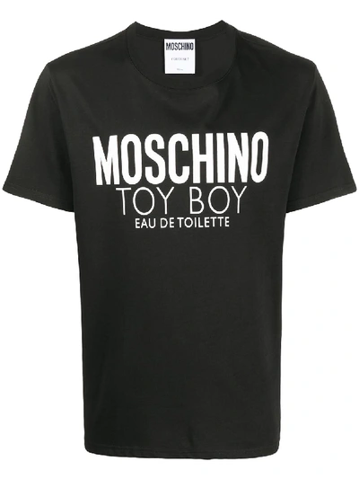 Shop Moschino Toy Boy Perfume T-shirt In Black