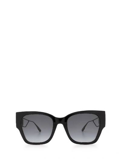 Shop Dior 30montaigne1 Black Sunglasses In 807/1i