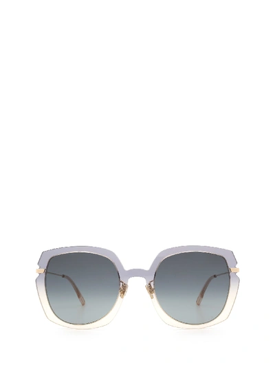 Shop Dior Attitude1 Grey Sunglasses In Yql/1i