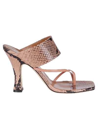 Shop Paris Texas Multicolor Leather Sandals