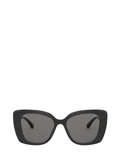 Pre-owned Chanel Ch5422ba Black Sunglasses