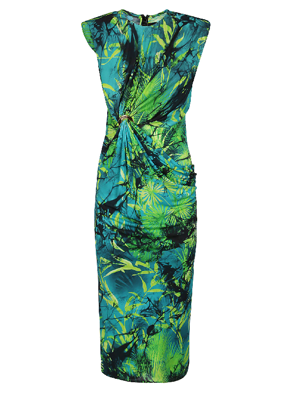 versace jungle print dress