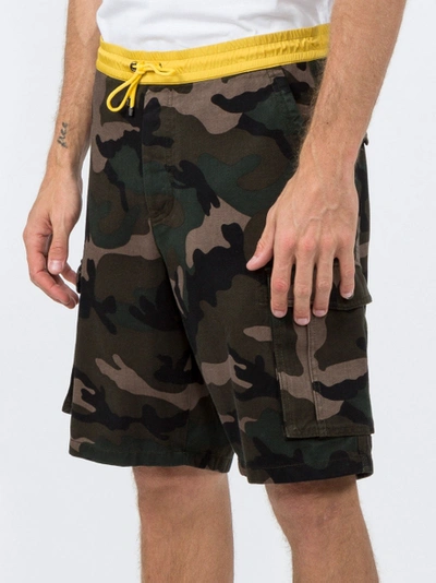 Shop Valentino Camouflage Shorts