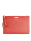 GIGI NEW YORK Personalized Uber Pebbled Leather Clutch